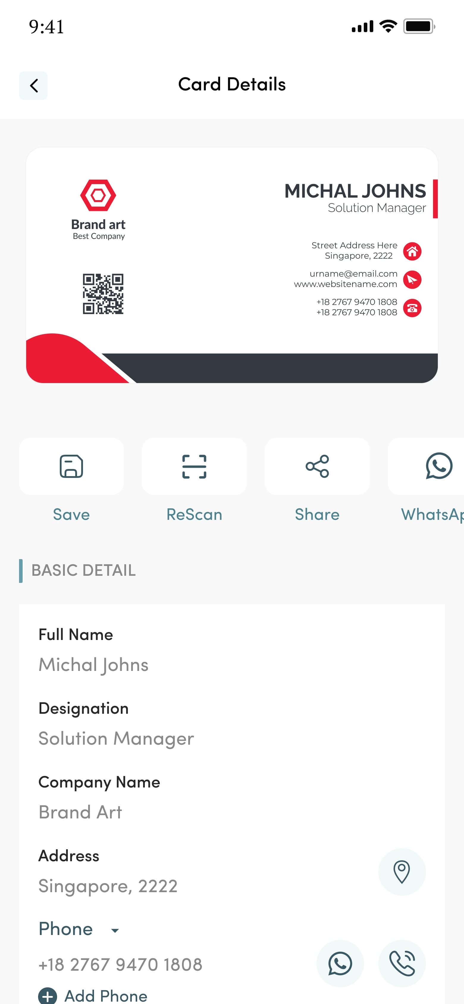 Rapid card digitization