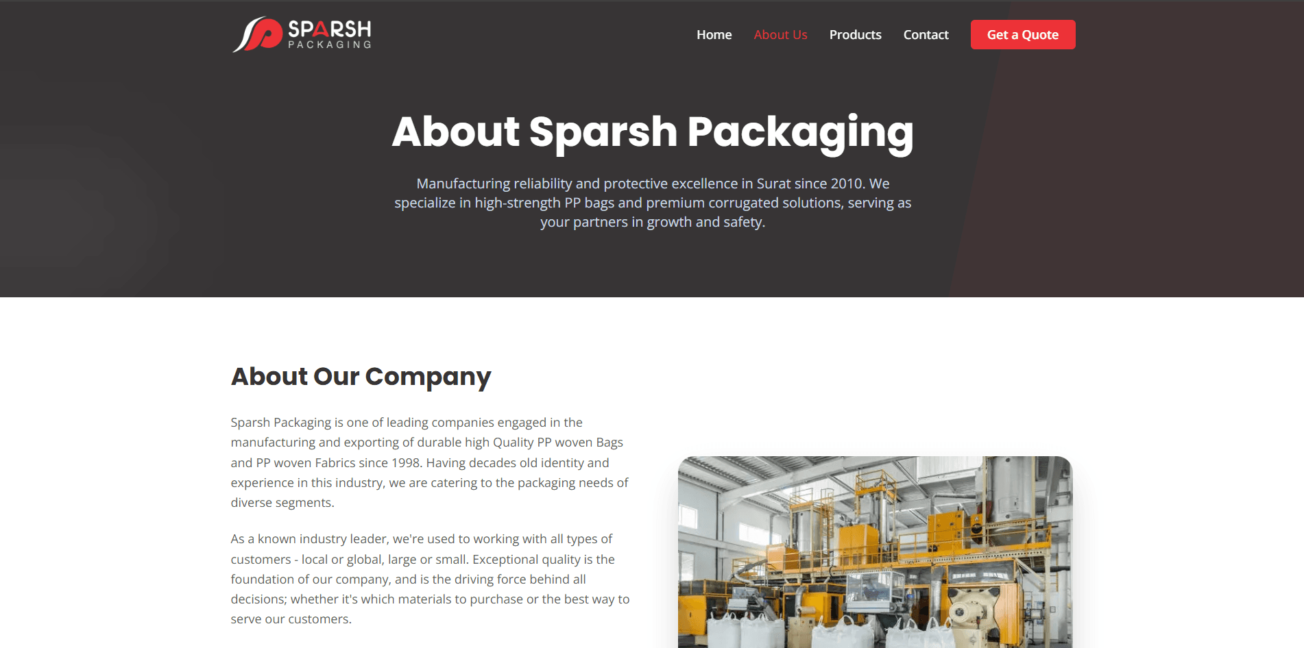 Sparsh Packaging 1